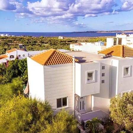 Wonderful In Chania With Private Pool, Panoramic Sea Views & Spacious Interiors Vila Agios Onoufrios