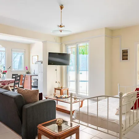 Wonderful In Chania With Private Pool, Panoramic Sea Views & Spacious Interiors Villa